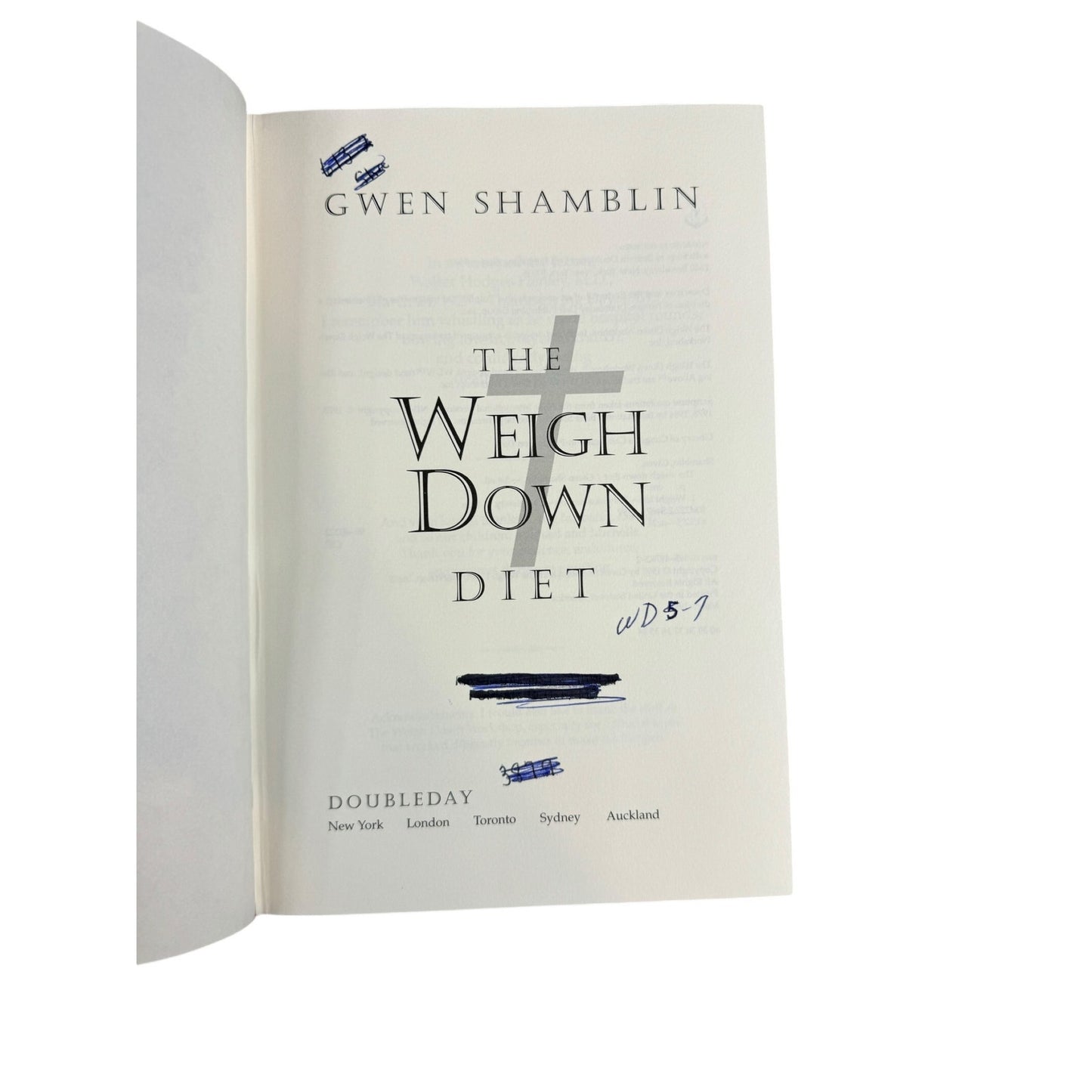 The Weigh Down Diet by Gwen Shamblin (Hardcover)