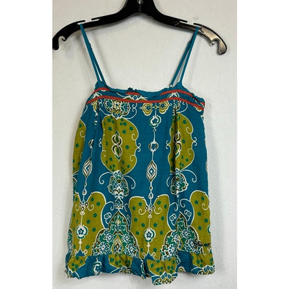 Billabong Blue Sleeveless Blouse Women's Small