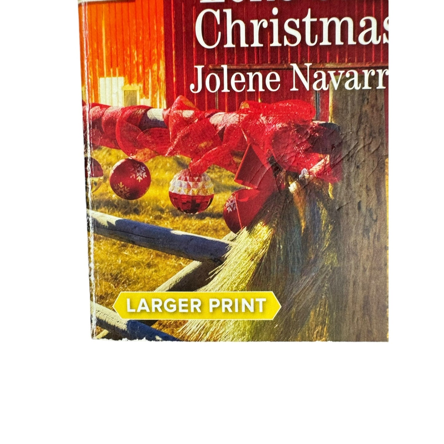 Lone Star Christmas by Jolene Navarro (Paperback) (Large Print)