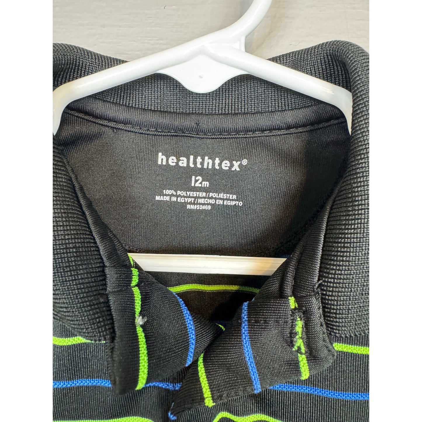 Healthtex Short Sleeve Polo Boy's Size 12 Months