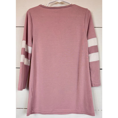Pink Republic Pink Long Sleeve Shirt Girl's Size Small (7/8)