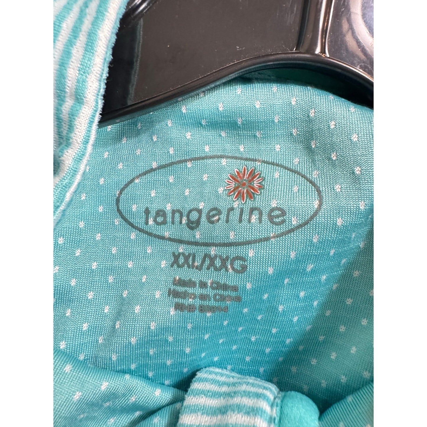 Tangerine Blue & White Long Sleeve Jacket Women's XXL