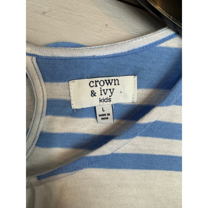 Crown & Ivy Kids Short Sleeve Top Girl's Size Large