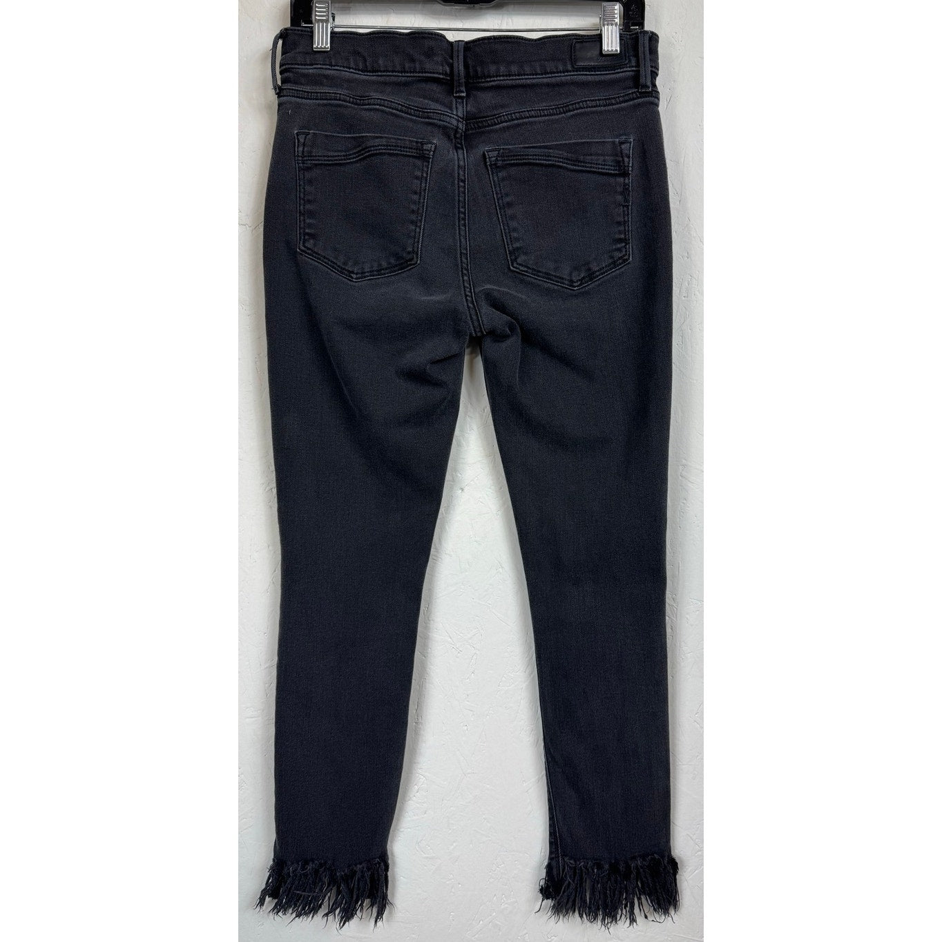 Express Black Skinny Mid-Rise Cropped Jeans Women's 8