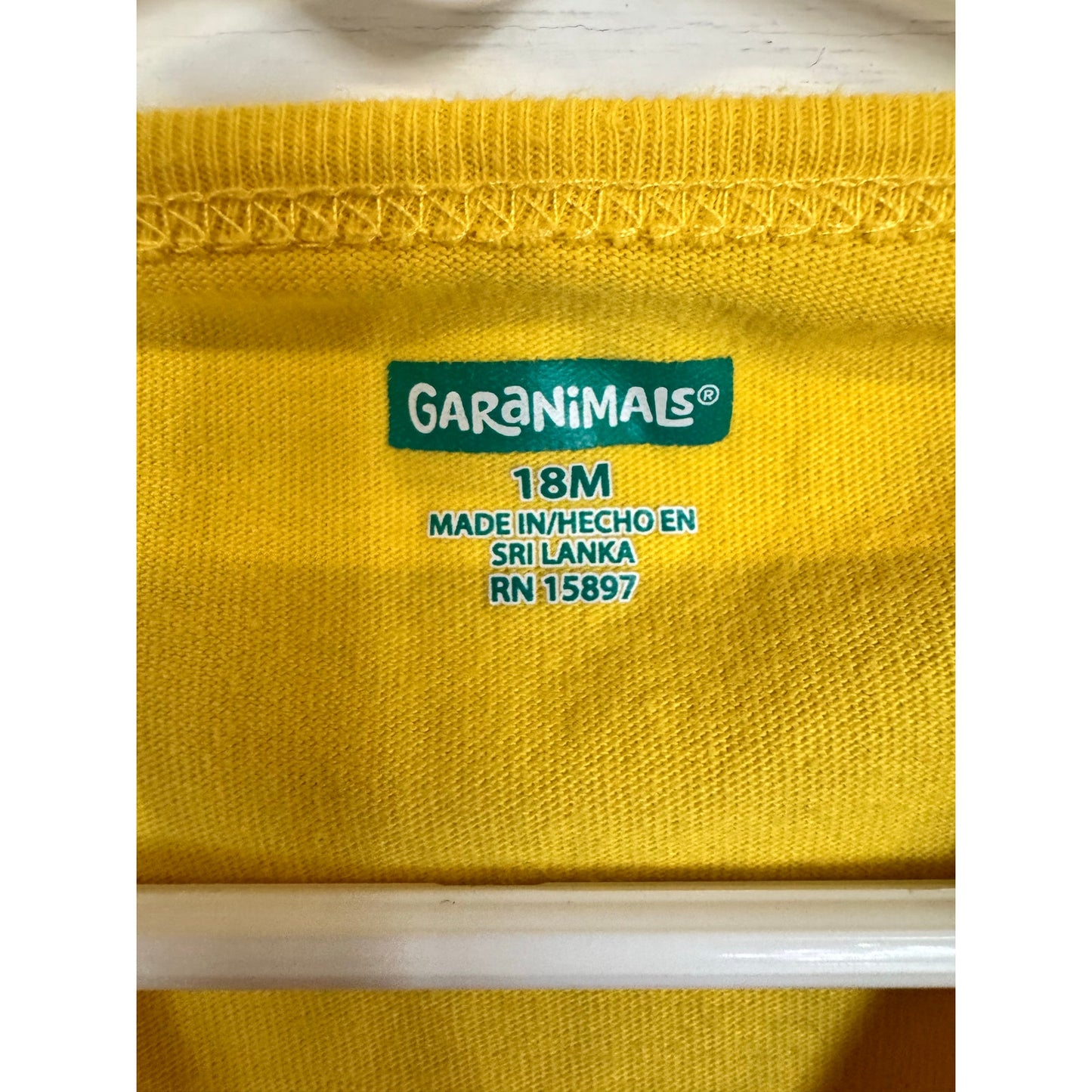 Garanimals Sleeveless Shirt Boy's Size 18 Months