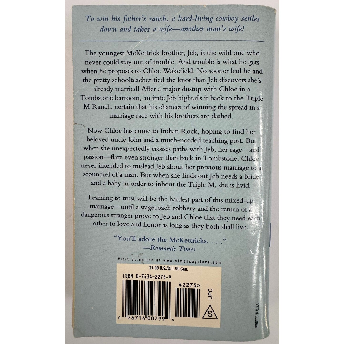 Secondhand Bride by Linda Lael Miller (Paperback)