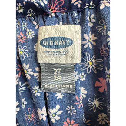 Old Navy Blue Knee-length Dress Girl's Size 2t