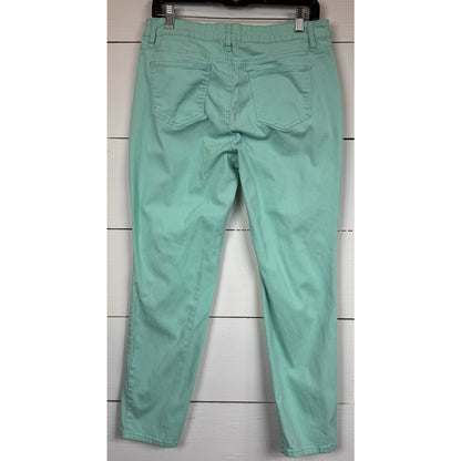Crown & Ivy Green Skinny Pants Women's Size 12