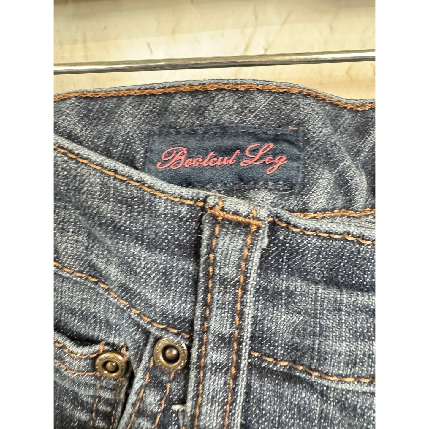 St. Johns Bay Blue Bootcut Jeans Women's 4 Short