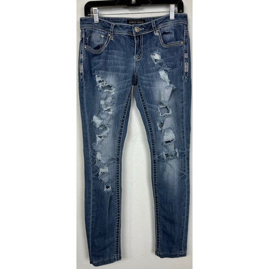 Almost Famous Blue Skinny Jeans Women's Size 7