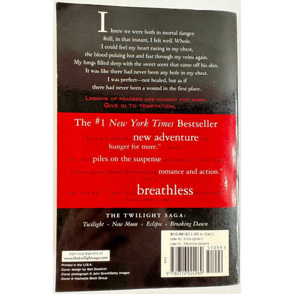 New Moon by Stephenie Meyer (Paperback)
