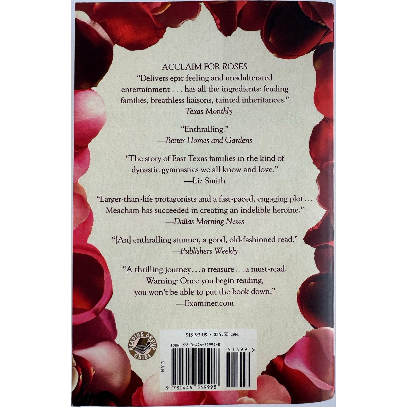 Roses by Leila Meacham (Paperback)