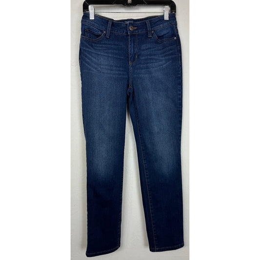 Time And Tru Blue Skinny Straight Cut Jeans Women's Size 6