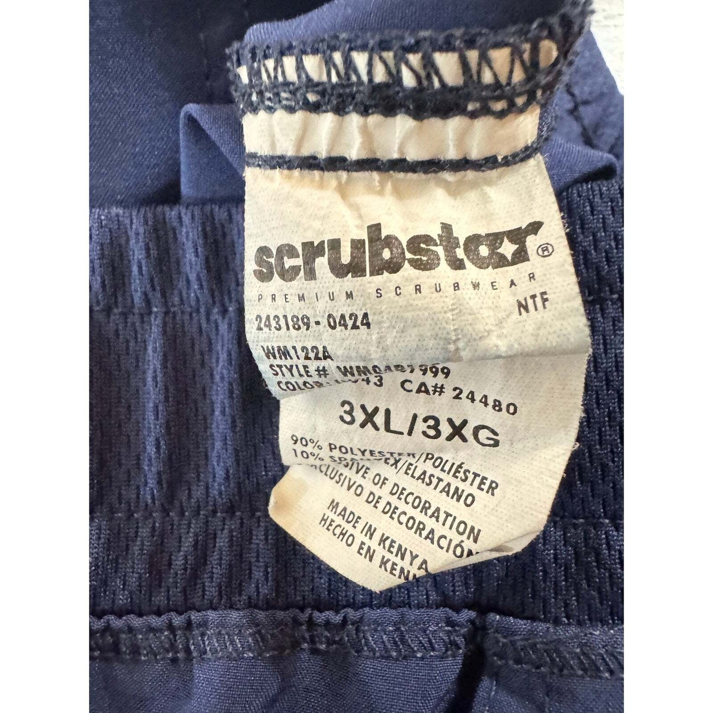 Scrubstar Blue Scrub Pants Women's 3X