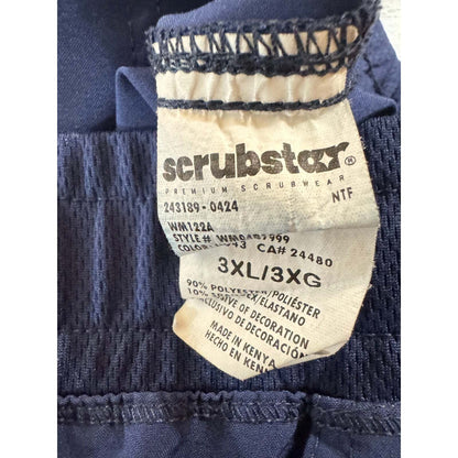Scrubstar Blue Scrub Pants Women's 3X