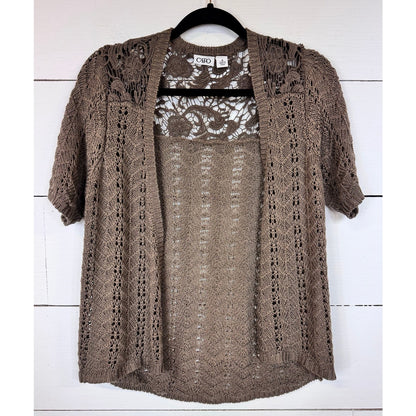 Cato Short Sleeve Cardigan Women's Size Medium