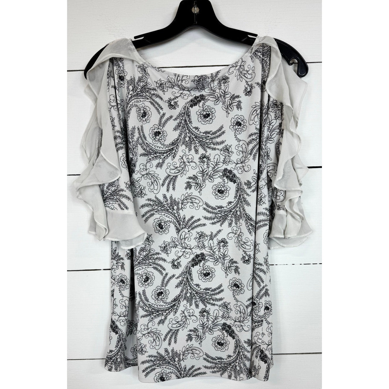 Worthington Short Sleeve Blouse Women's Size Large