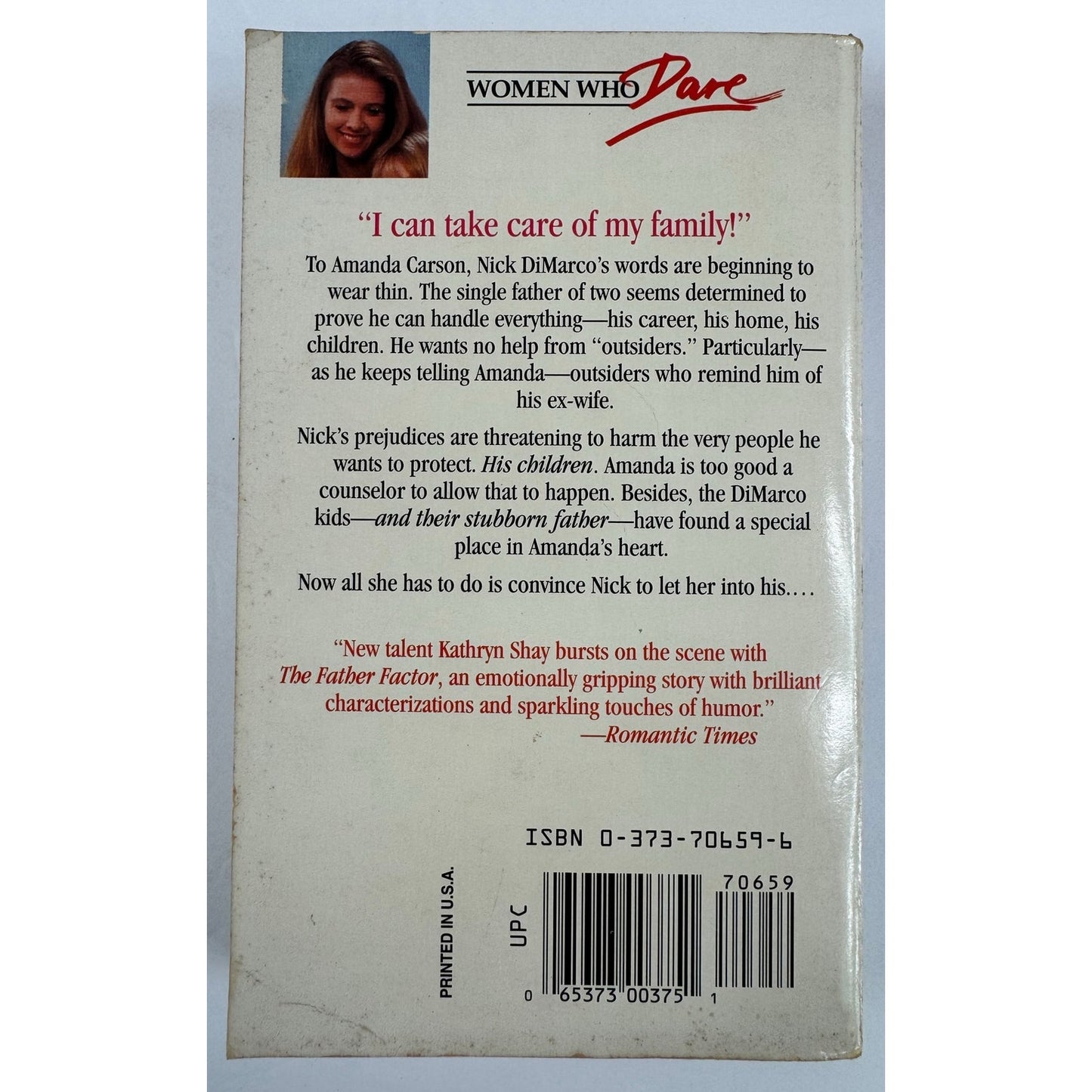 The Father Factor by Kathryn Shay (Paperback)