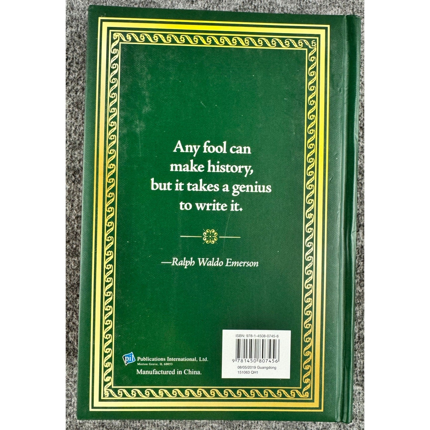 The Book of Amazing History by Publications International (Hardcover)