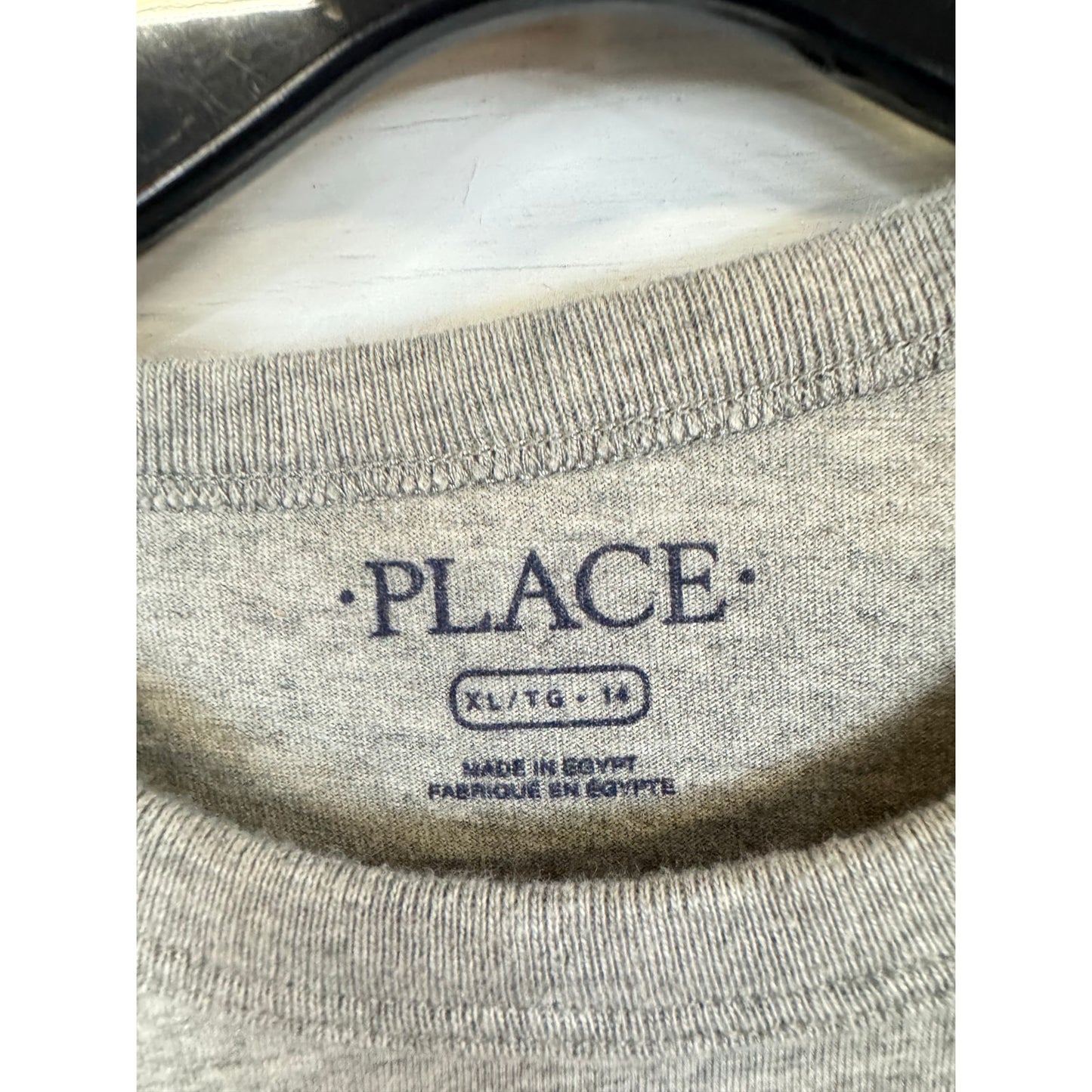 The Children's Place Gray Long Sleeve T-shirt Boy's Extra Large 14