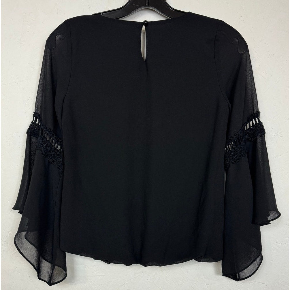 Iz Byer Black Blouse Women's Extra Small