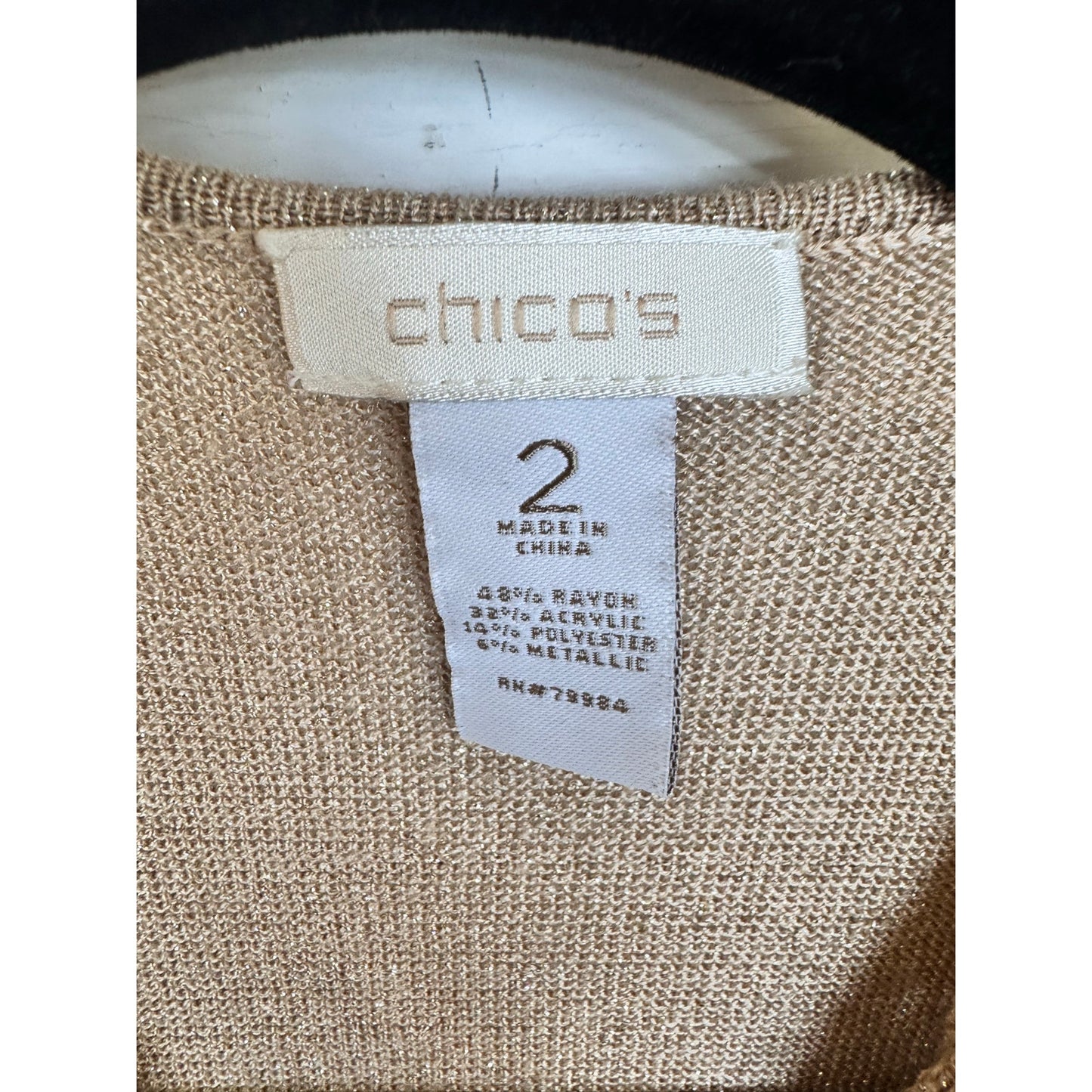 Chico's Long Sleeve Cardigan Women's Size 2