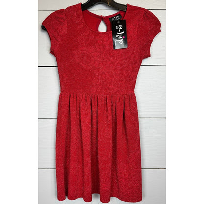 2-hip Short Sleeve Dress Girl's Size 8