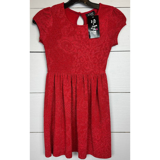 2-hip Short Sleeve Dress Girl's Size 8