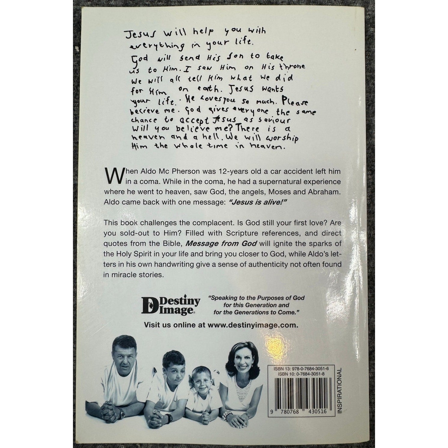 A Message from God by Retha & Aldo McPherson (Paperback)