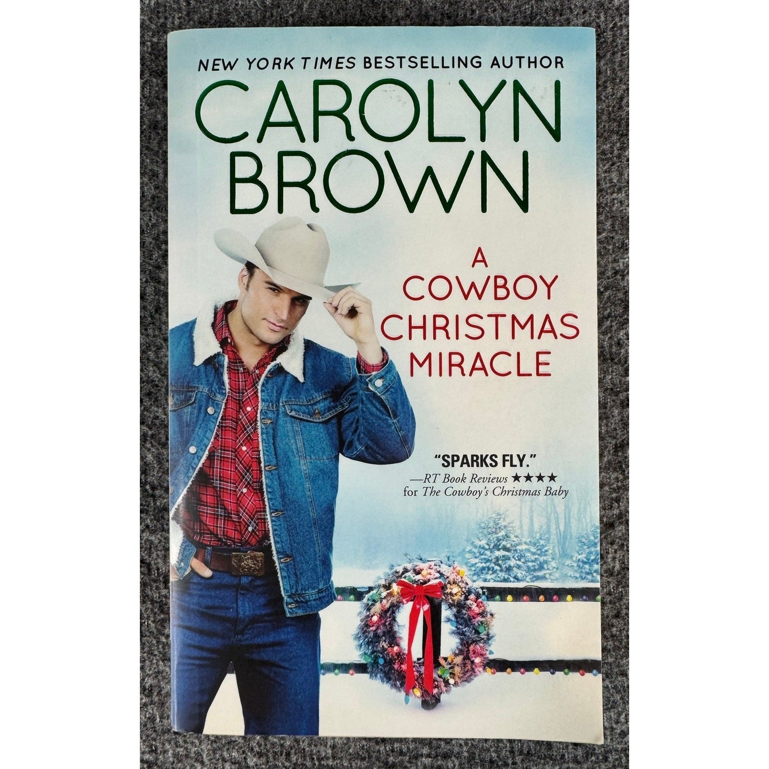 A Cowboy Christmas Miracle by Carolyn Brown (Paperback)