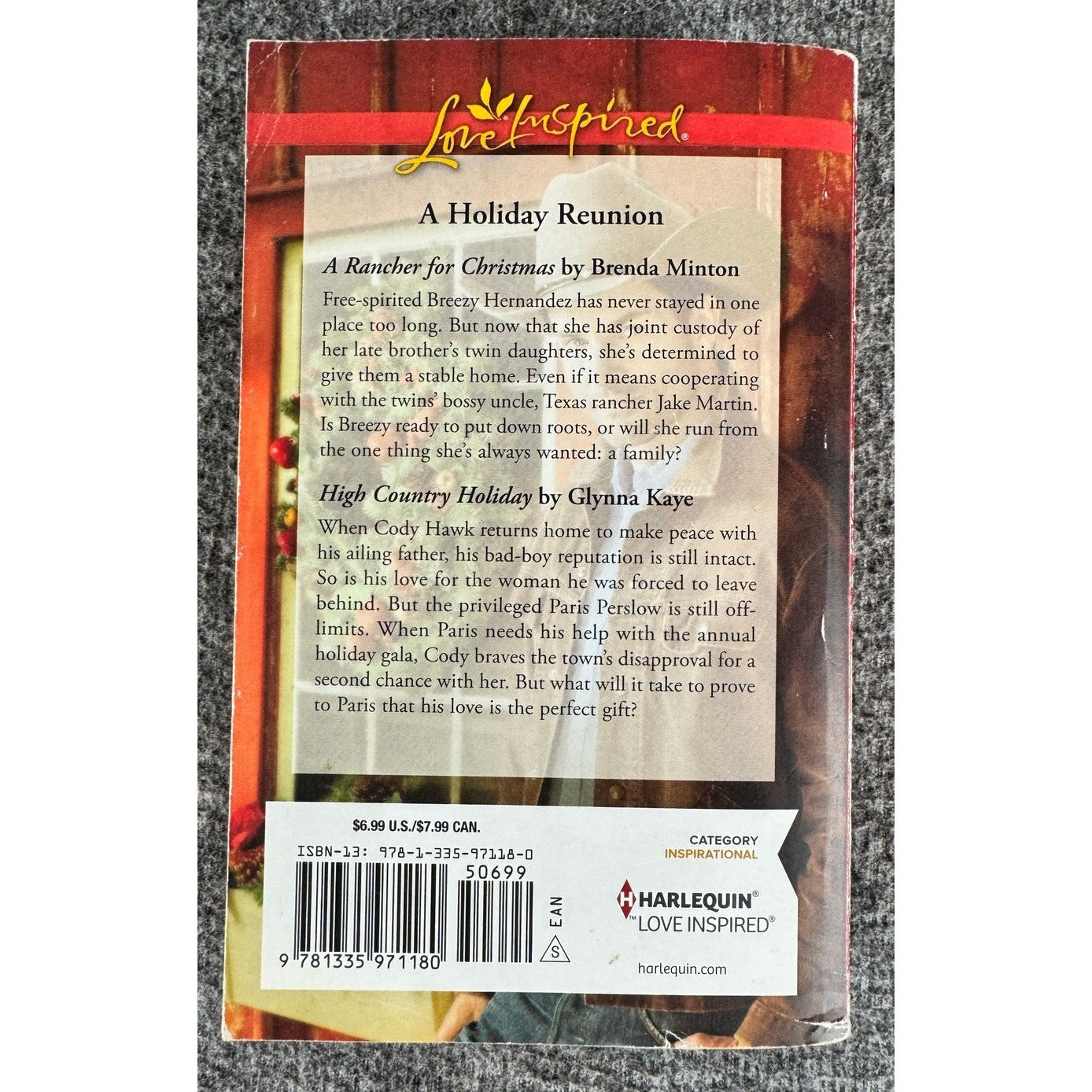 A Rancher for Christmas / High Country Holiday by Minton / Kaye (Paperback)
