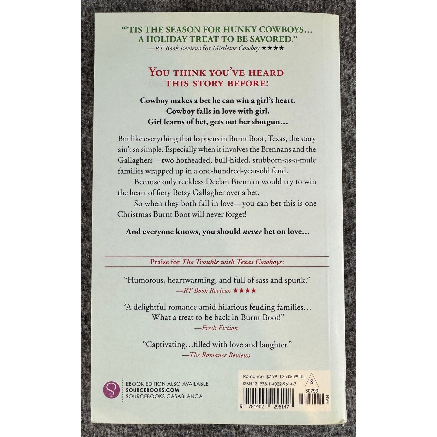 A Cowboy Christmas Miracle by Carolyn Brown (Paperback)