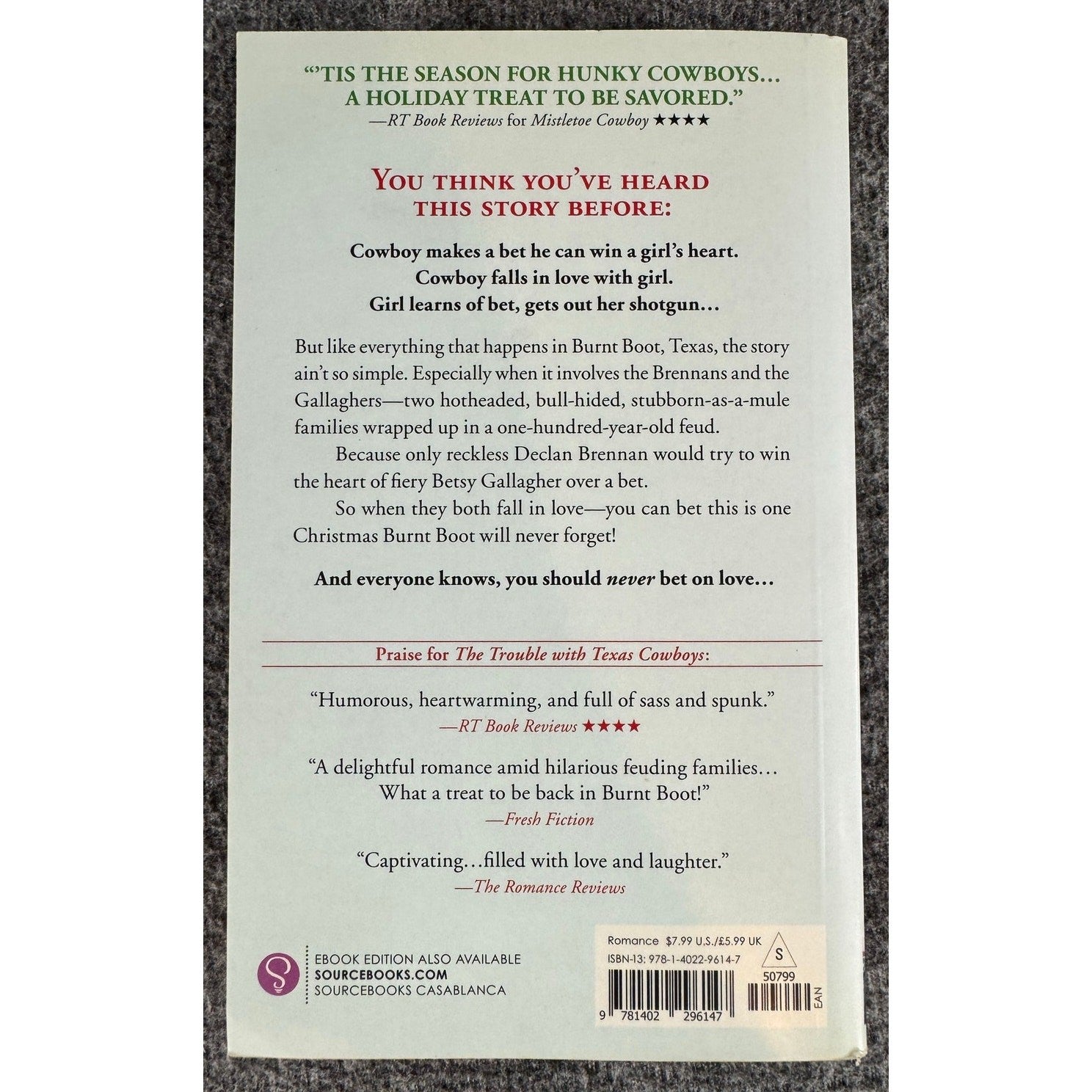 A Cowboy Christmas Miracle by Carolyn Brown (Paperback)