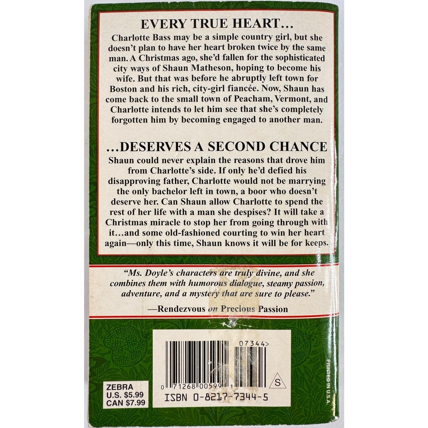 A Country Christmas by Elizabeth Doyle (Paperback)