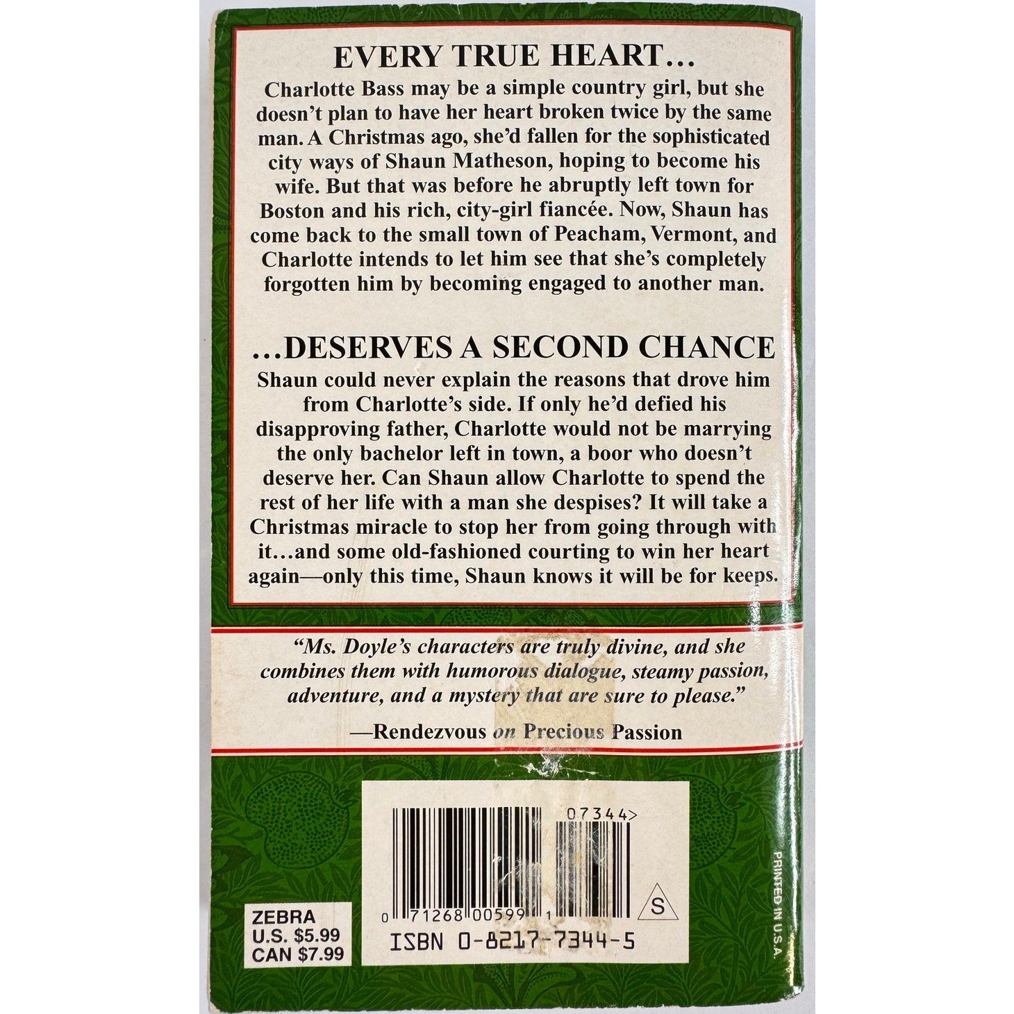 A Country Christmas by Elizabeth Doyle (Paperback)