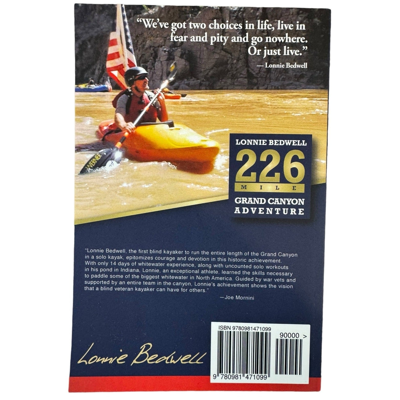 226 Mile Grand Canyon Adventure by Lonnie Bedwell (Paperback)