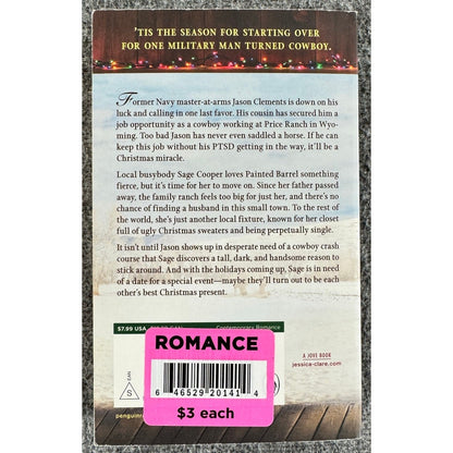 A Cowboy Under the Mistletoe by Jessica Clare (Paperback)