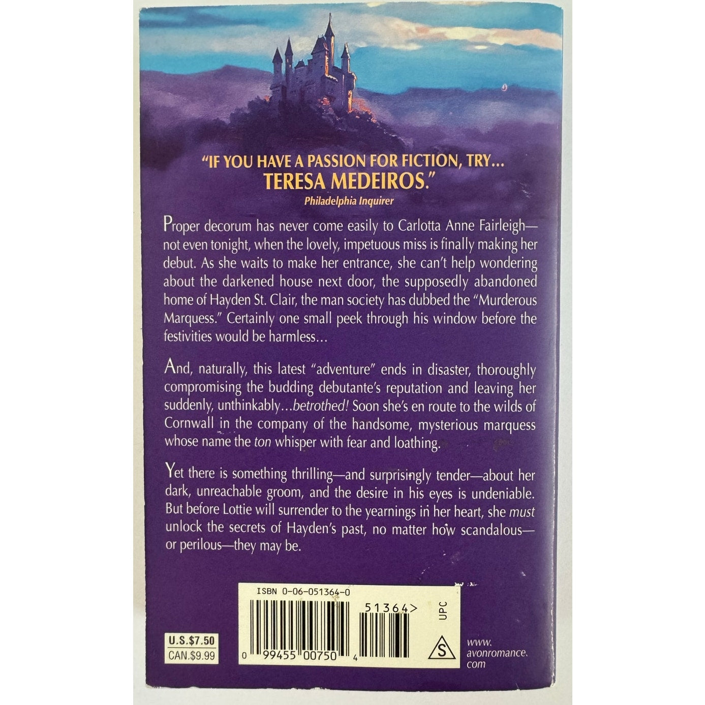 One Night Of Scandal by Teresa Medeiros (Paperback)