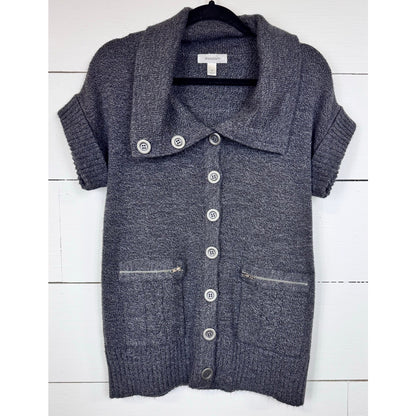 Dressbarn Short Sleeve Sweater Women's Size Medium