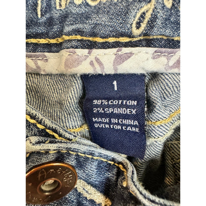 Amethyst Denim Capri Women's Size 1