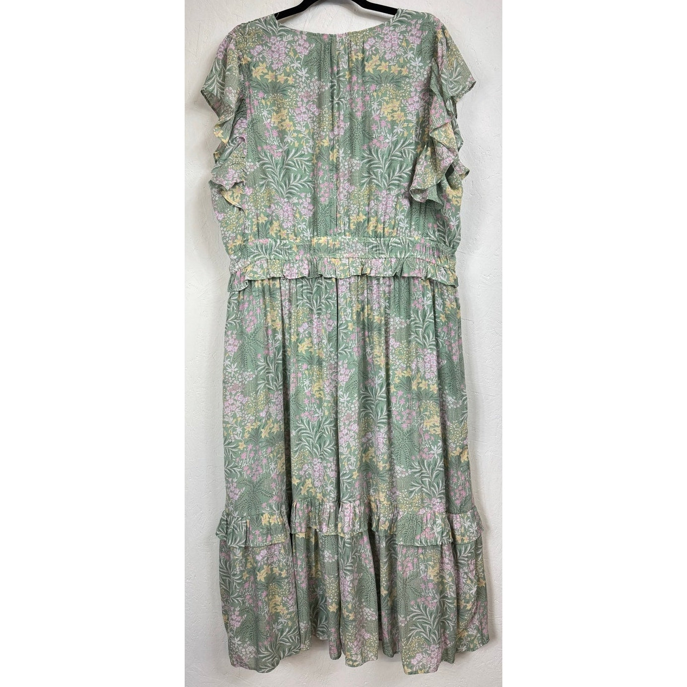 Wonderly Green Maxi Dress Women's Size XXL