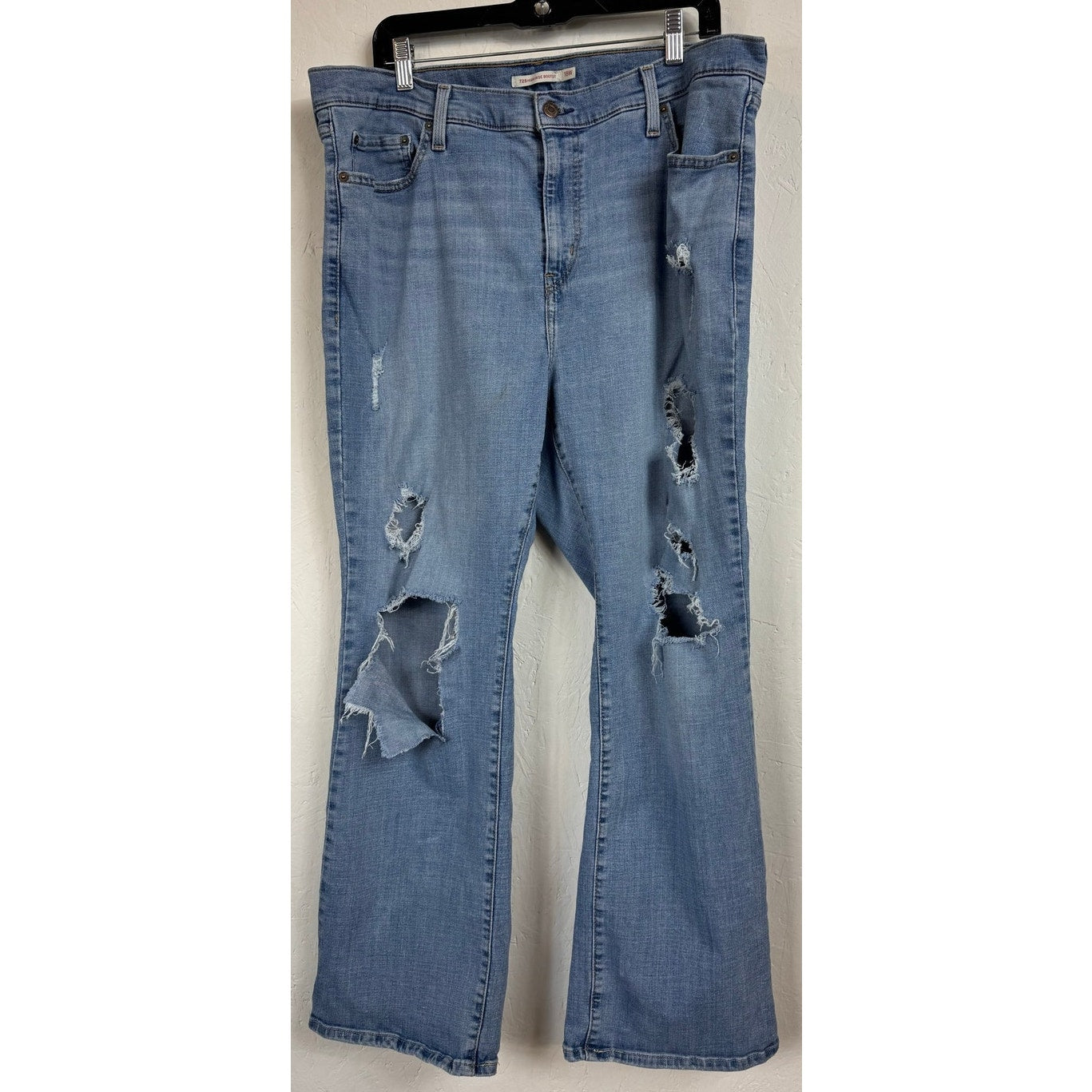 Levi Strauss Blue High Rise Bootcut Jeans Women's 18w