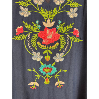 Umgee Blue Sleeveless Knee-length Dress Women's Medium