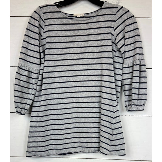 Copper Key Gray Blue Long Sleeve Shirt Girl's Large