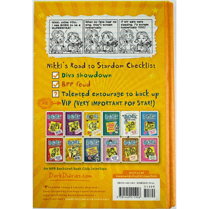 Dork Diaries: Tales from a Not-So-Talented Pop Star (Hardcover)