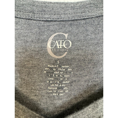Cato Gray T-shirt Women's Size Small