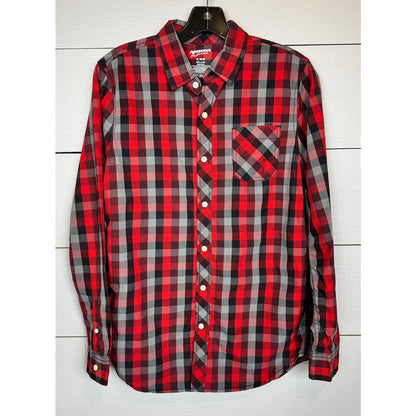 Arizona Long Sleeve Button Up Shirt Boy's Size XL (18/20)