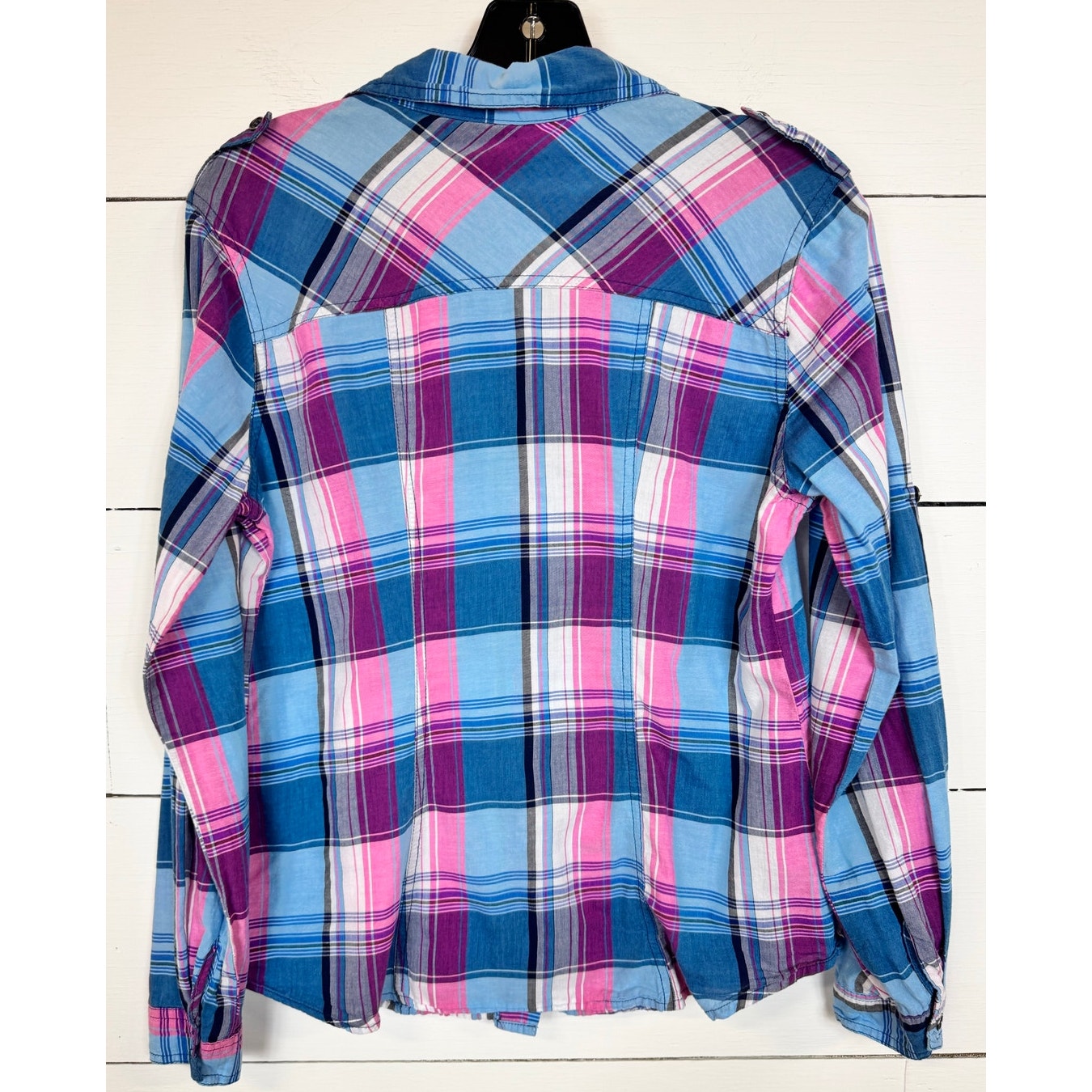 Ultra-Flirt Long Sleeve Button Up Shirt Women's Size XL