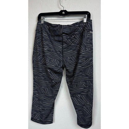 Daskin Now Black Capri Leggings Women's Size Large