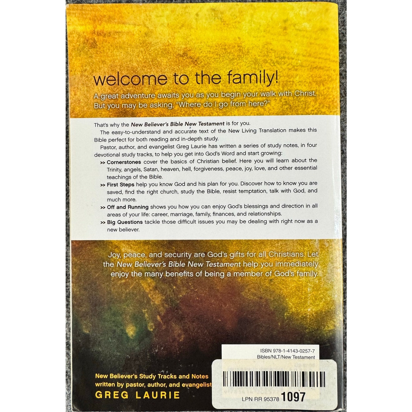 New Believer's Bible-New Testament by Anonymous (Paperback)